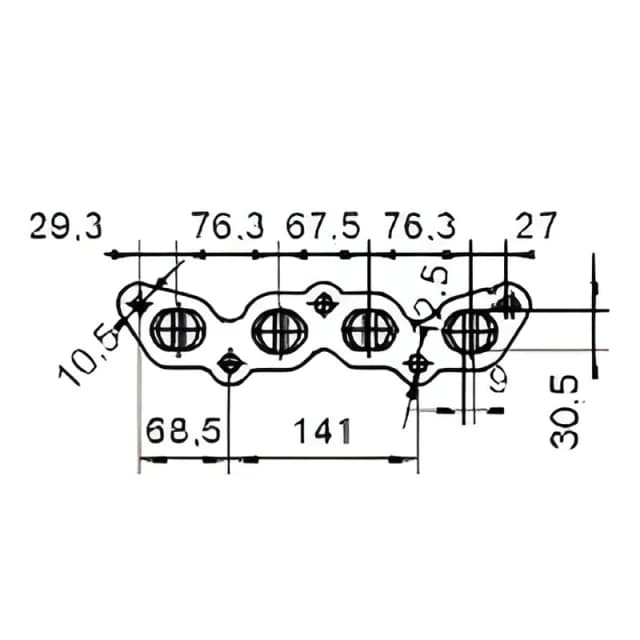 Catalizzatore per FORD C MAX 1.6i 16V 101cv