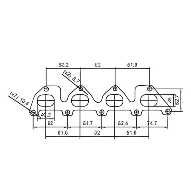 Catalizzatore per SEAT ALTEA 1.4i 16V 86cv