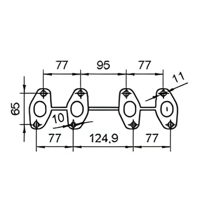 Catalizzatore per FIAT PUNTO A 1.2i 8V 69cv